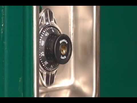 Video Thumbnail for Master Lock Locker Locks Built-In Combination Change Procedure