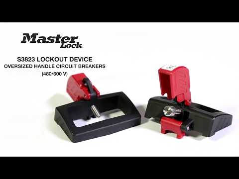 Screen capture of Master Lock Safety S3823 &#45; Grip Tight&trade; Plus Circuit Breaker Lockout