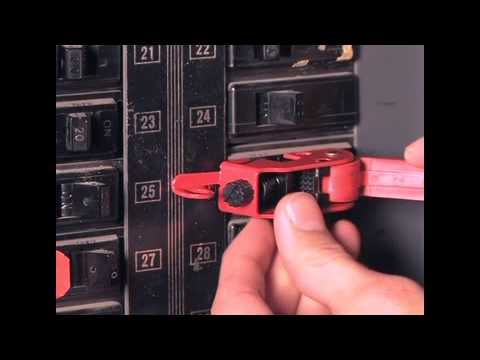 Screen capture of Master Lock Safety 493B &#45; Grip Tight&trade; Circuit Breaker Lockout 