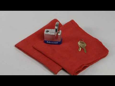 Screen capture of Maintain a Master Lock Padlock