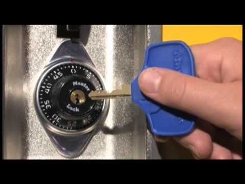 Screen capture of Master Lock Model 1636MKADA Locker Lock &#45; Key Operation &#45; Student Training