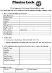 Control Charting Order Form