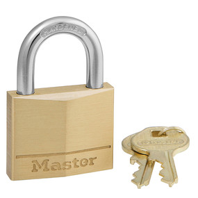 140D solid body padlock with keys